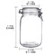 Glass Jars with Clamp Airtight Lids and Silicone Gaskets for 48oz Food Storage Canisters for Multi-Purpose Kitchen Containers